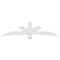 Ekena Millwork Alberta Architectural Grade PVC Gable Bracket, 96"W x 24"H x 6"D x 6"F, 6/12 Pitch GBP096X24X0606ALB00 - alternate 4